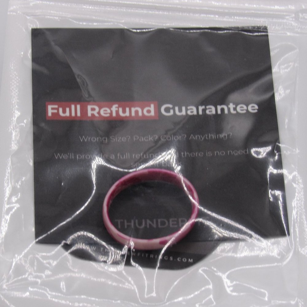 SIZE 11 THUNDERFIT BORN VICTORIOUS SILICONE RING-PINK CAMOUFLAGE   #759